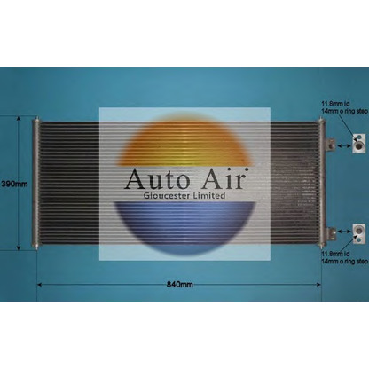 Zdjęcie Skraplacz, klimatyzacja AUTO AIR GLOUCESTER 161135A