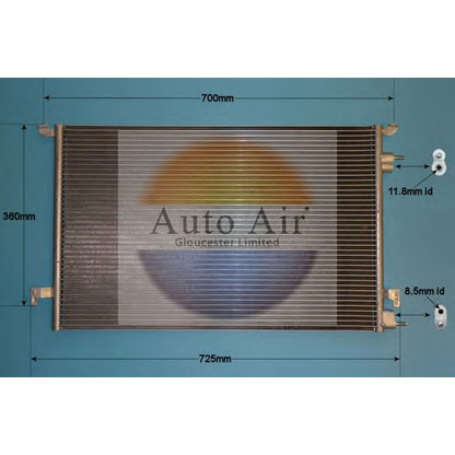 Photo Condenser, air conditioning AUTO AIR GLOUCESTER 161241