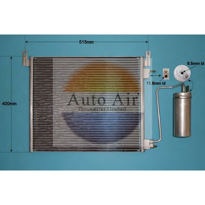 Photo Condenser, air conditioning AUTO AIR GLOUCESTER 166516