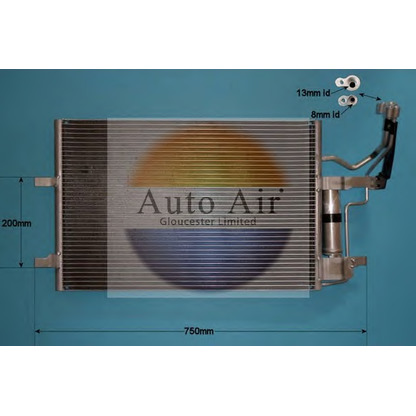 Foto Condensador, aire acondicionado AUTO AIR GLOUCESTER 169916