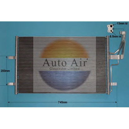 Photo Condenser, air conditioning AUTO AIR GLOUCESTER 169917