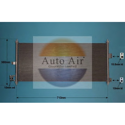 Zdjęcie Skraplacz, klimatyzacja AUTO AIR GLOUCESTER 166205