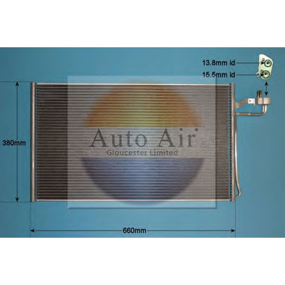 Foto Condensador, aire acondicionado AUTO AIR GLOUCESTER 160015