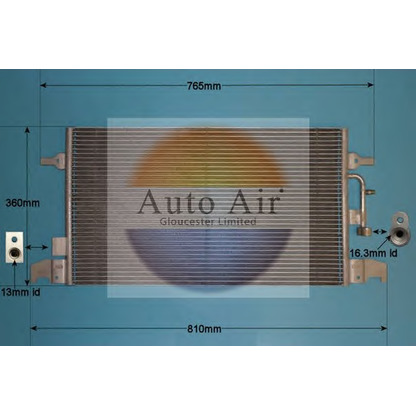 Photo Condenser, air conditioning AUTO AIR GLOUCESTER 161439
