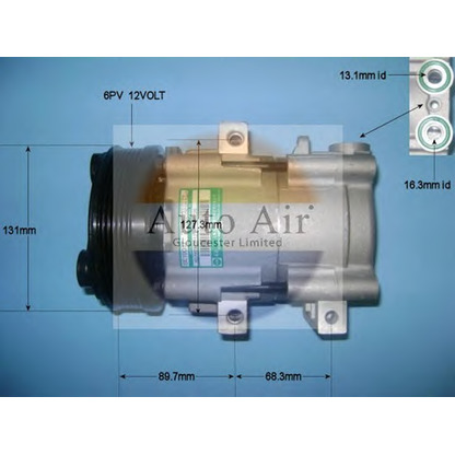 Фото Компрессор, кондиционер AUTO AIR GLOUCESTER 148145P