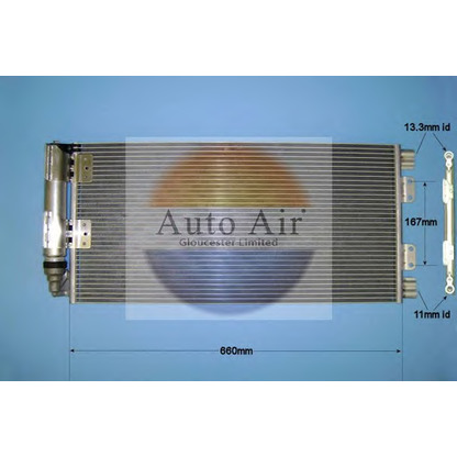 Zdjęcie Skraplacz, klimatyzacja AUTO AIR GLOUCESTER 166588A