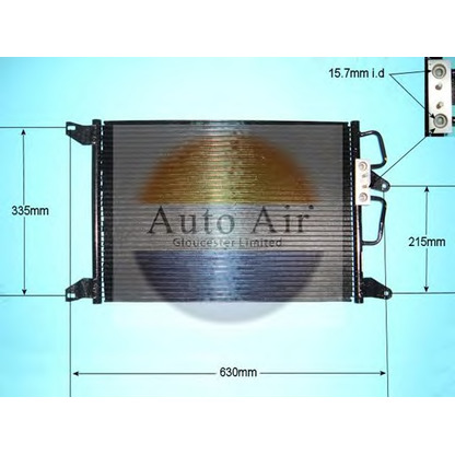 Photo Condenser, air conditioning AUTO AIR GLOUCESTER 169779