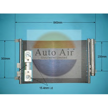 Photo Condenser, air conditioning AUTO AIR GLOUCESTER 169787