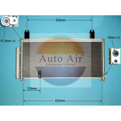 Photo Condenser, air conditioning AUTO AIR GLOUCESTER 169920