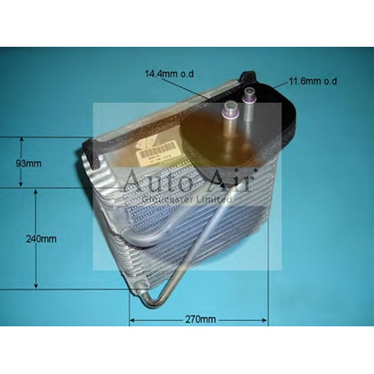 Foto Evaporador, aire acondicionado AUTO AIR GLOUCESTER 210092