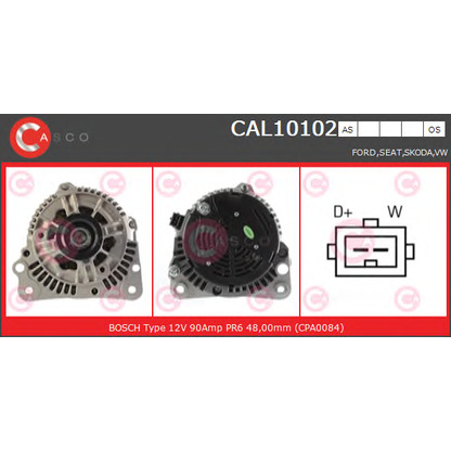 Foto Alternatore CASCO CAL10102OS