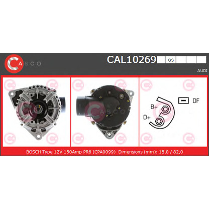 Foto Alternatore CASCO CAL10269GS