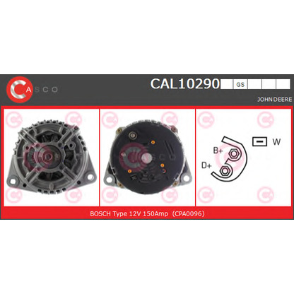 Zdjęcie Alternator CASCO CAL10290GS