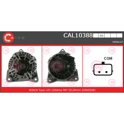 Zdjęcie Alternator CASCO CAL10388GS