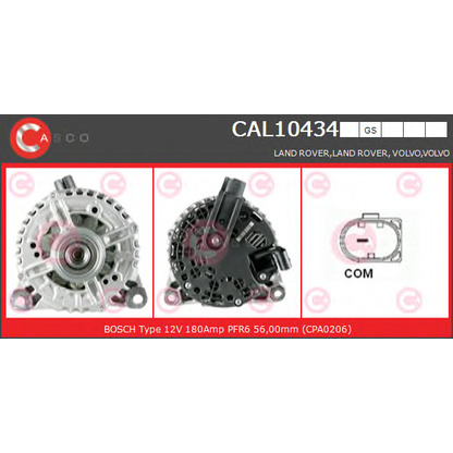 Foto Alternatore CASCO CAL10434GS