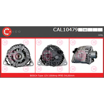 Photo Alternator CASCO CAL10479GS