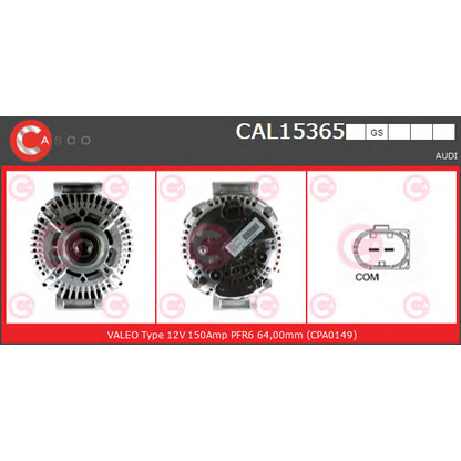 Photo Alternator CASCO CAL15365GS