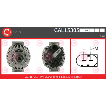 Photo Alternator CASCO CAL15385GS