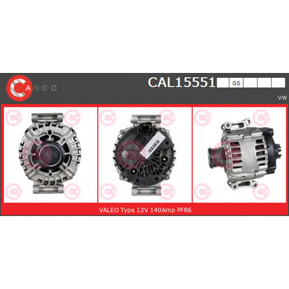 Photo Alternator CASCO CAL15551GS