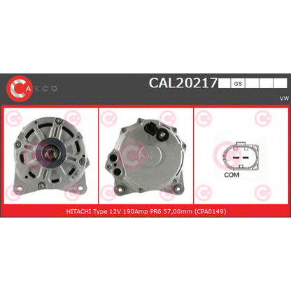 Zdjęcie Alternator CASCO CAL20217GS