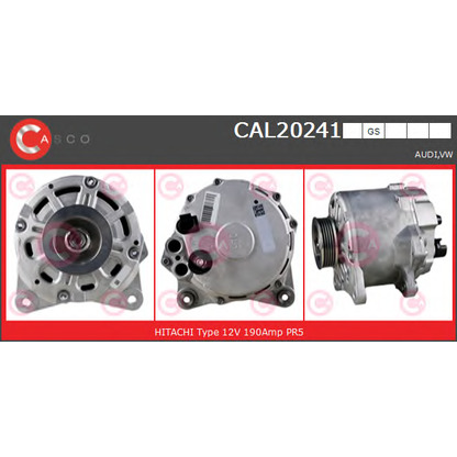 Photo Alternator CASCO CAL20241GS