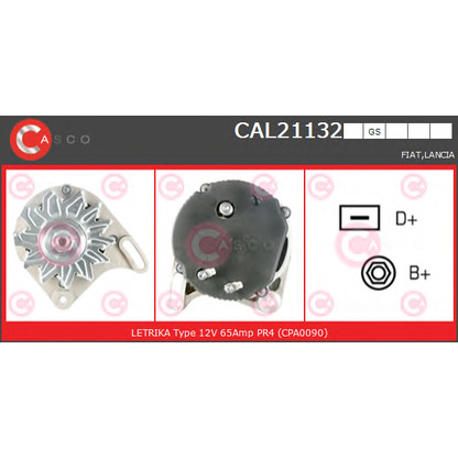 Foto Alternatore CASCO CAL21132GS