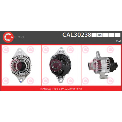 Foto Alternatore CASCO CAL30238GS