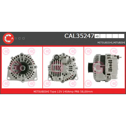 Photo Alternator CASCO CAL35247AS