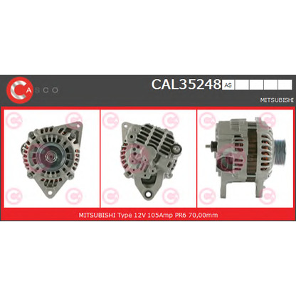 Zdjęcie Alternator CASCO CAL35248AS