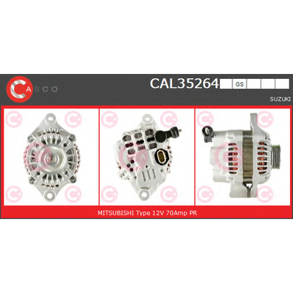 Photo Alternator CASCO CAL35264GS