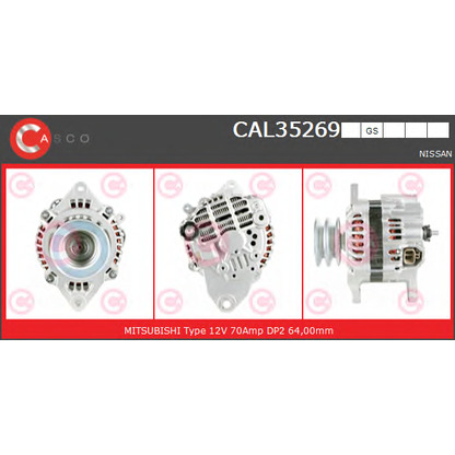 Zdjęcie Alternator CASCO CAL35269GS