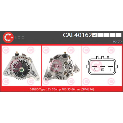 Foto Alternador CASCO CAL40162AS