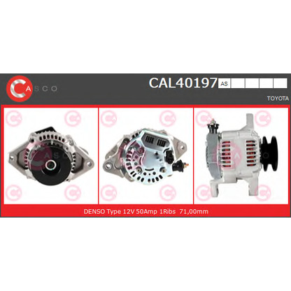 Foto Alternador CASCO CAL40197AS