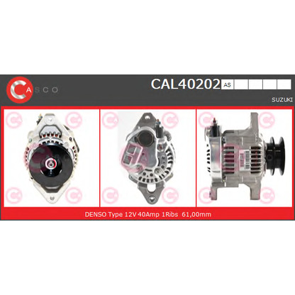 Zdjęcie Alternator CASCO CAL40202AS