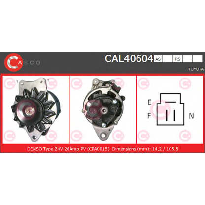 Foto Alternatore CASCO CAL40604AS