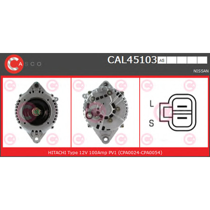 Foto Alternatore CASCO CAL45103AS