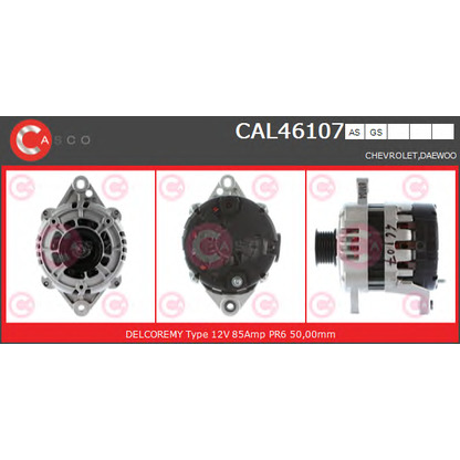 Zdjęcie Alternator CASCO CAL46107AS