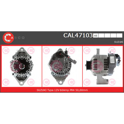 Zdjęcie Alternator CASCO CAL47103AS