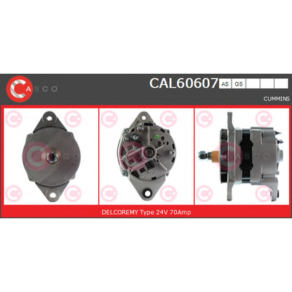 Zdjęcie Alternator CASCO CAL60607AS