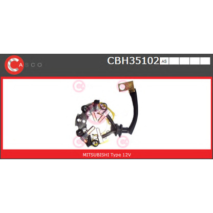 Foto Halter, Kohlebürsten CASCO CBH35102AS