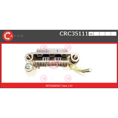 Foto Raddrizzatore, Alternatore CASCO CRC35111AS