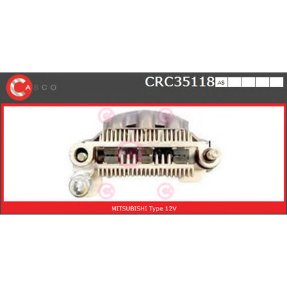 Photo Rectifier, alternator CASCO CRC35118AS