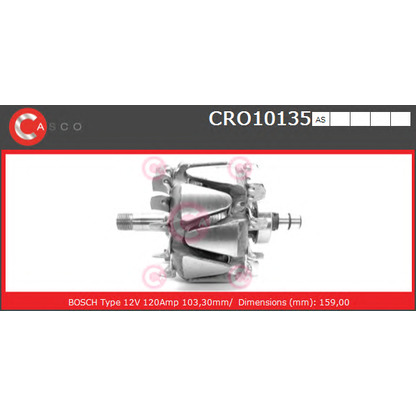Photo Rotor, alternator CASCO CRO10135AS