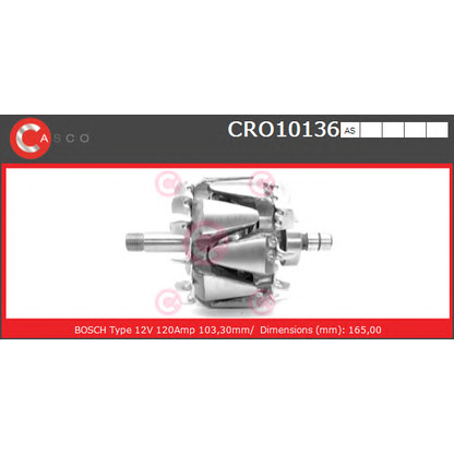 Photo Rotor, alternator CASCO CRO10136AS