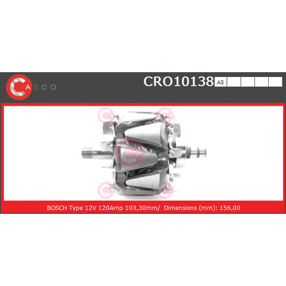 Photo Rotor, alternateur CASCO CRO10138AS
