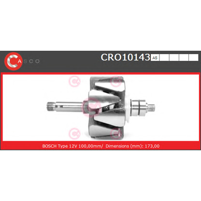 Foto Rotor, alternador CASCO CRO10143AS