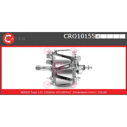 Photo Rotor, alternator CASCO CRO10155AS