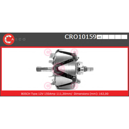 Photo Rotor, alternator CASCO CRO10159AS
