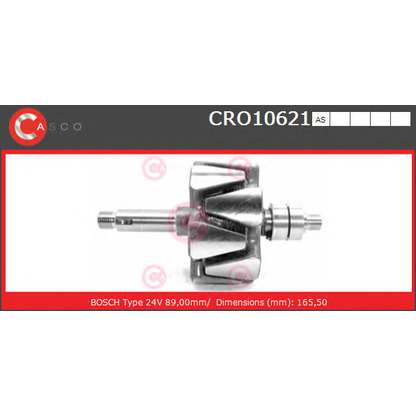 Foto Rotor, alternador CASCO CRO10621AS