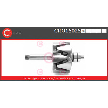 Photo Rotor, alternator CASCO CRO15025AS